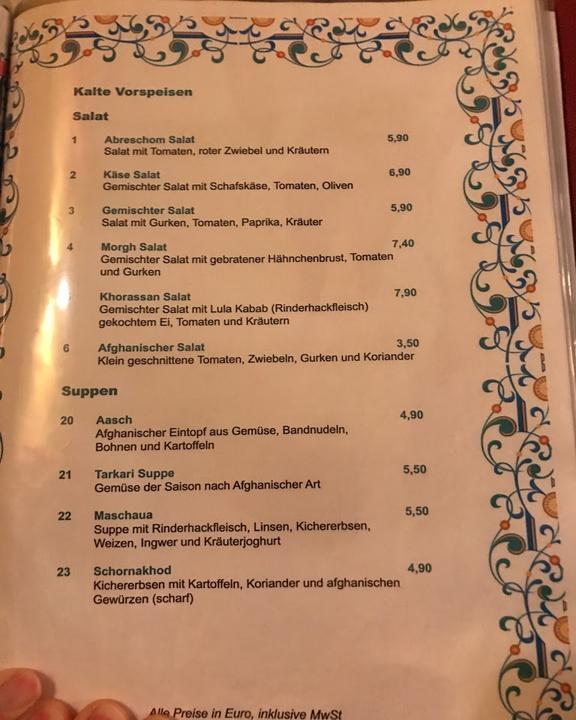 Khorassan Afghanisches Restaurant